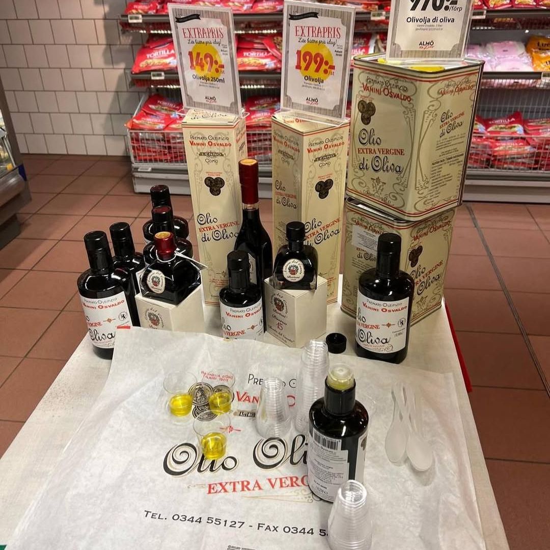 Degustazione di olio d'oliva con passeggiata facoltativa in uliveto sul Lago di Como