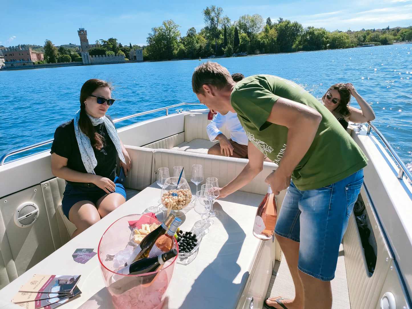 Sunset Cruise with wine aperitif from Lazise
