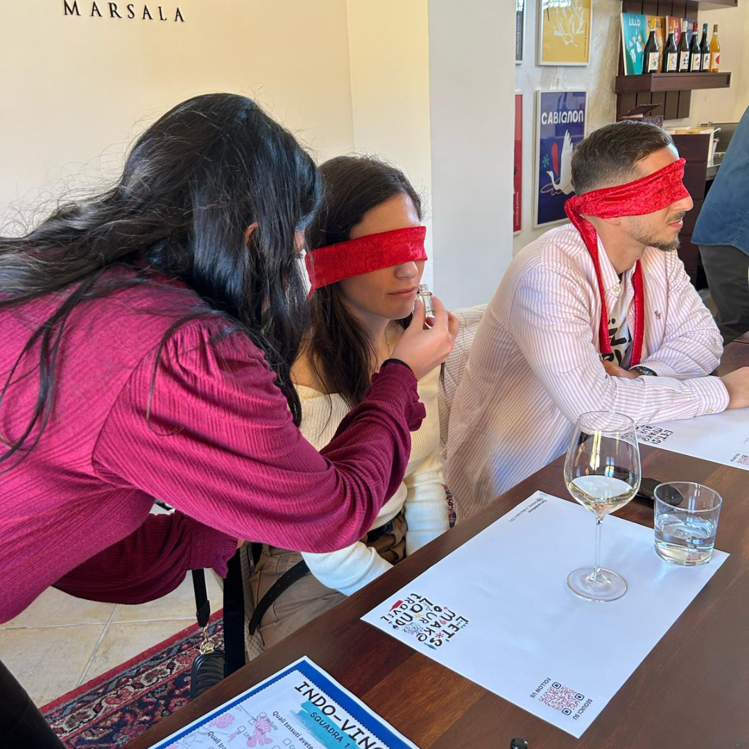 Blindfolded Wine Tasting with Game and Gift in Marsala 1 Trapani