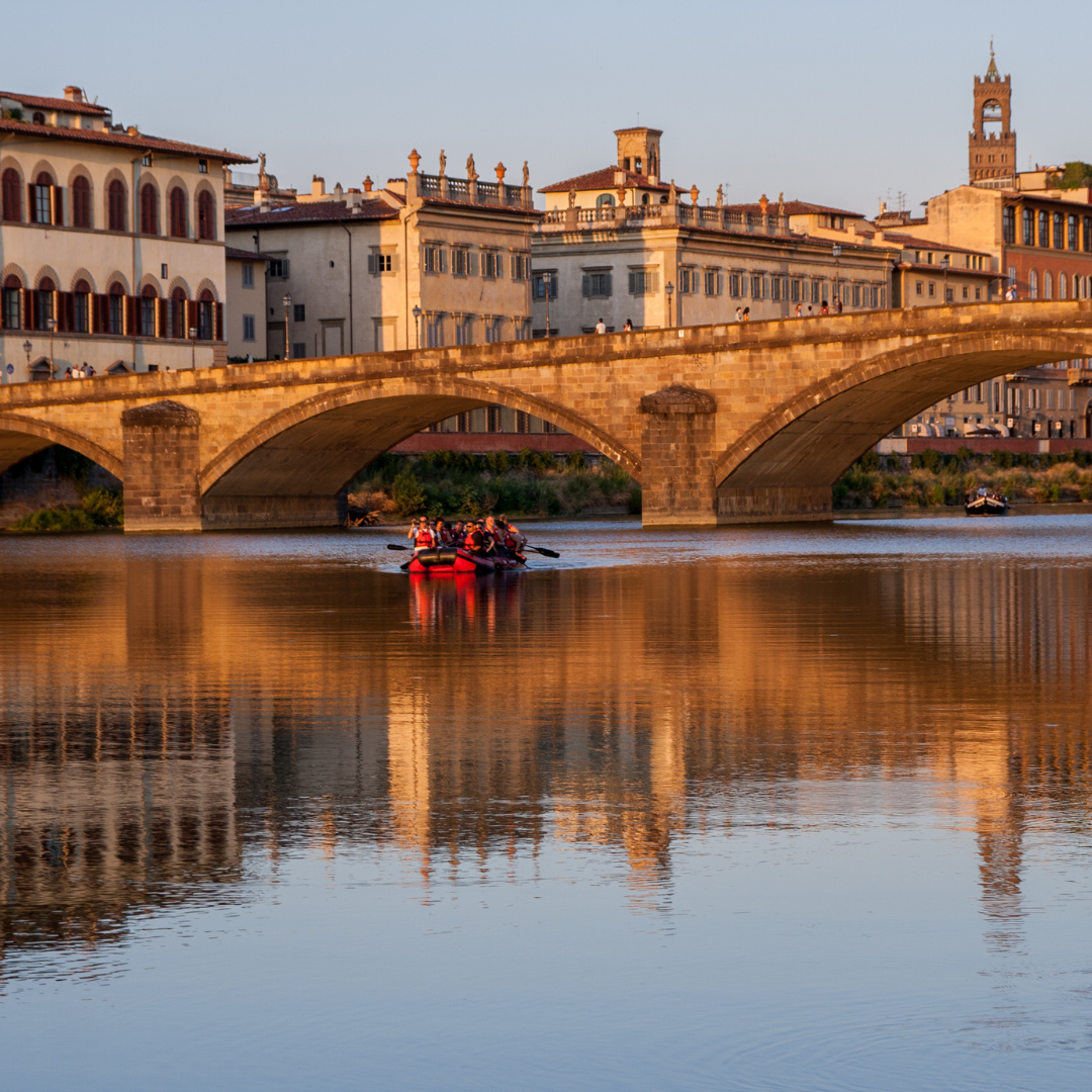 Arno River Rafting Experience with Aperitivo Option in Florence