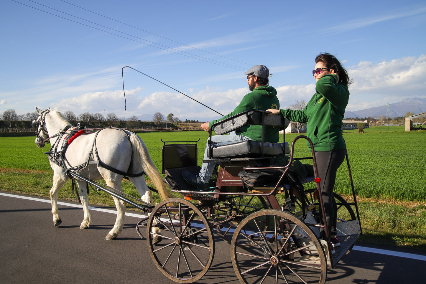 Horse Carriage Tour and tasting of local food in Lazise