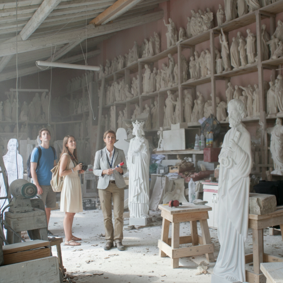 Pisa: Tuscan Marble Sculpture Workshop Visit 2 Pisa