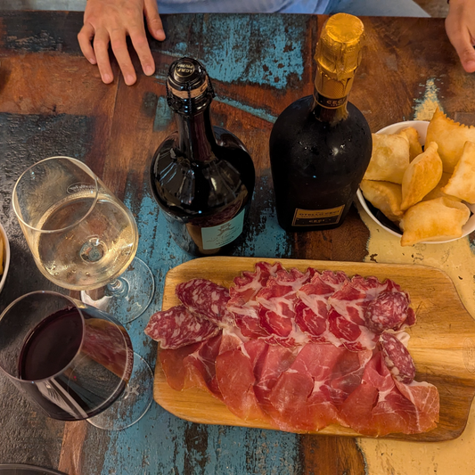 Parma: Wine Tasting with Parmesan & Ham Board 1 Parma